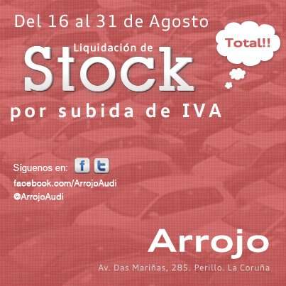 Liquidacion Stock Arrojo