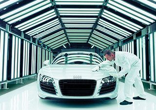 Proceso de pintado Audi | Arrojo Proceso de pintado Audi | Servicio Oficial Audi