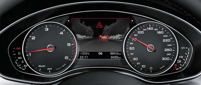 Lo que el asistente de visión nocturna de Audi puede hacer por ti.