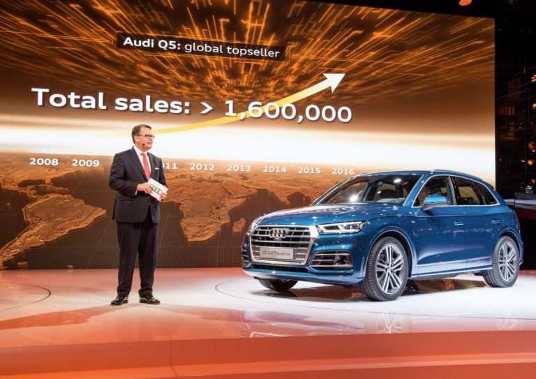 Audi AG establece un nuevo récord mundial de ventas en 2016