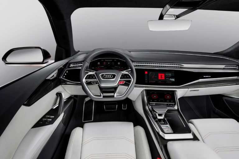 Android incorporado en el Audi Q8 sport concept