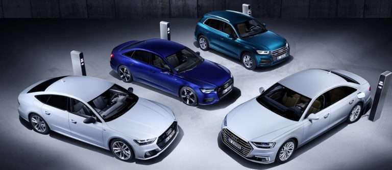 Eficiencia y potencia en los nuevos modelos híbridos de Audi