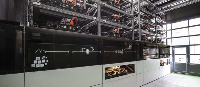 Unidad de almacenamiento de baterías de Audi en Berlin
