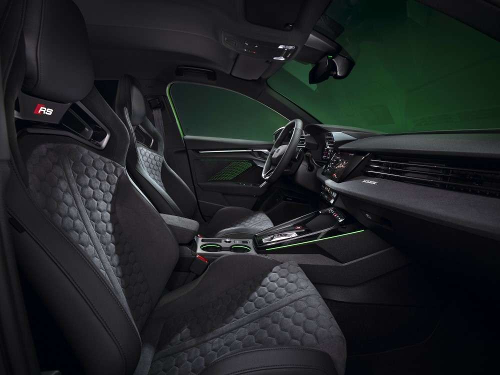 Interior de un Audi Rs3