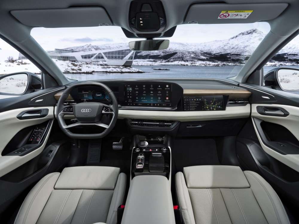 Interior del Audi Q6 e-tron