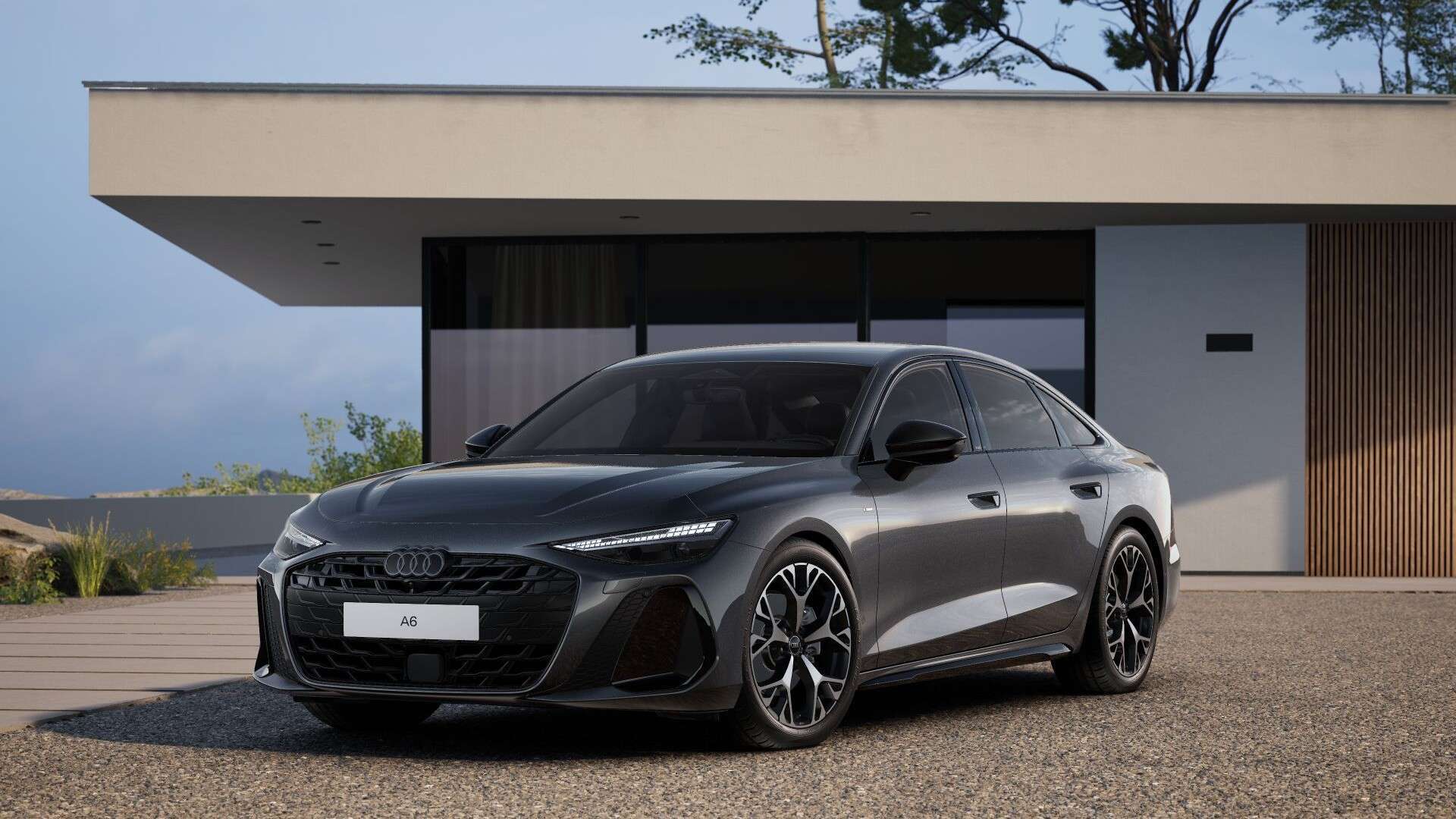 Vista frontal del nuevo Audi A6
