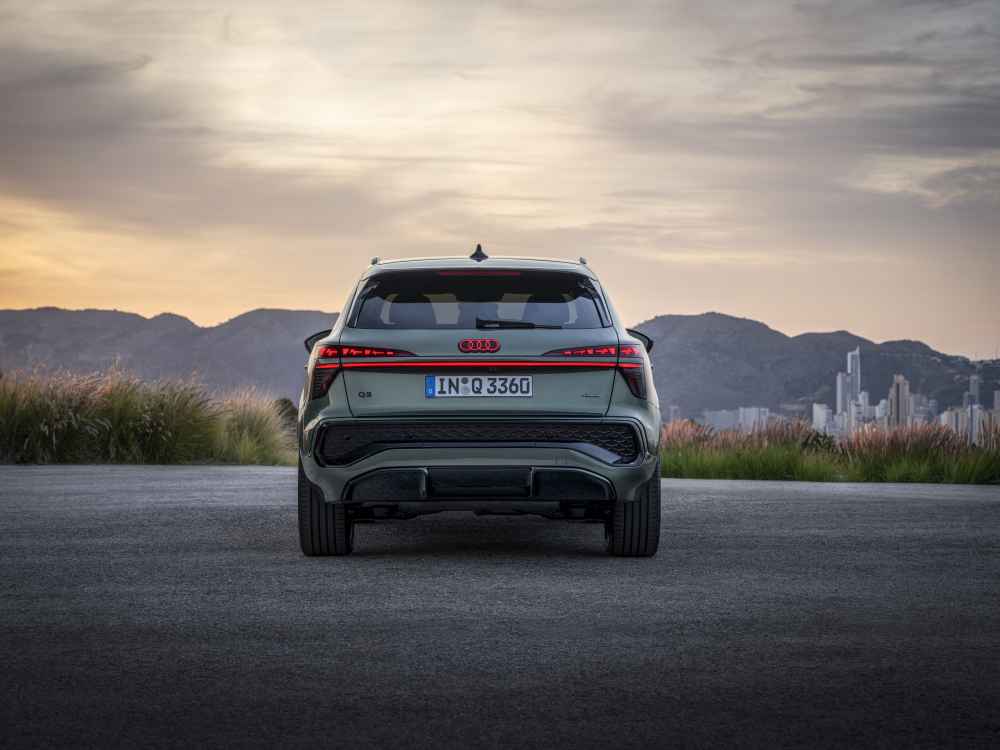 Vista trasera del Audi Q3 novedad 2025