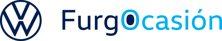 Logo de FurgOcasión con el emblema de Volkswagen