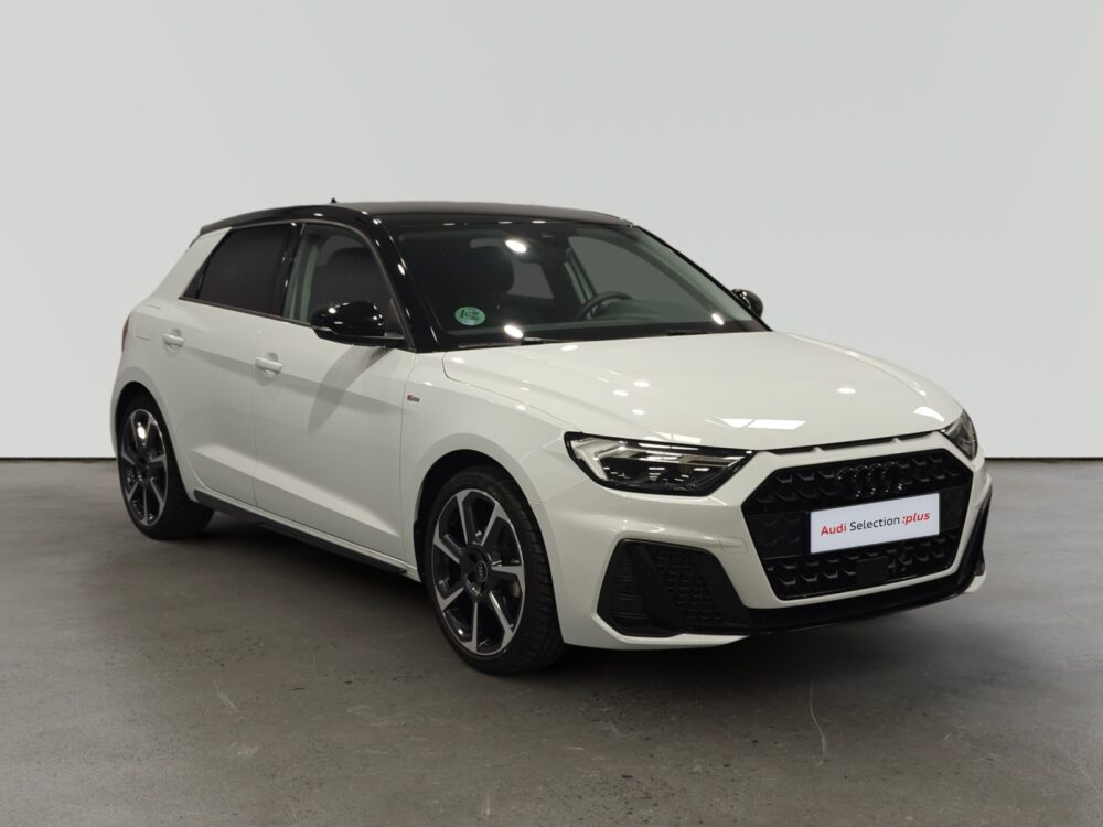 Audi A1 blanco de la gama Selection plus