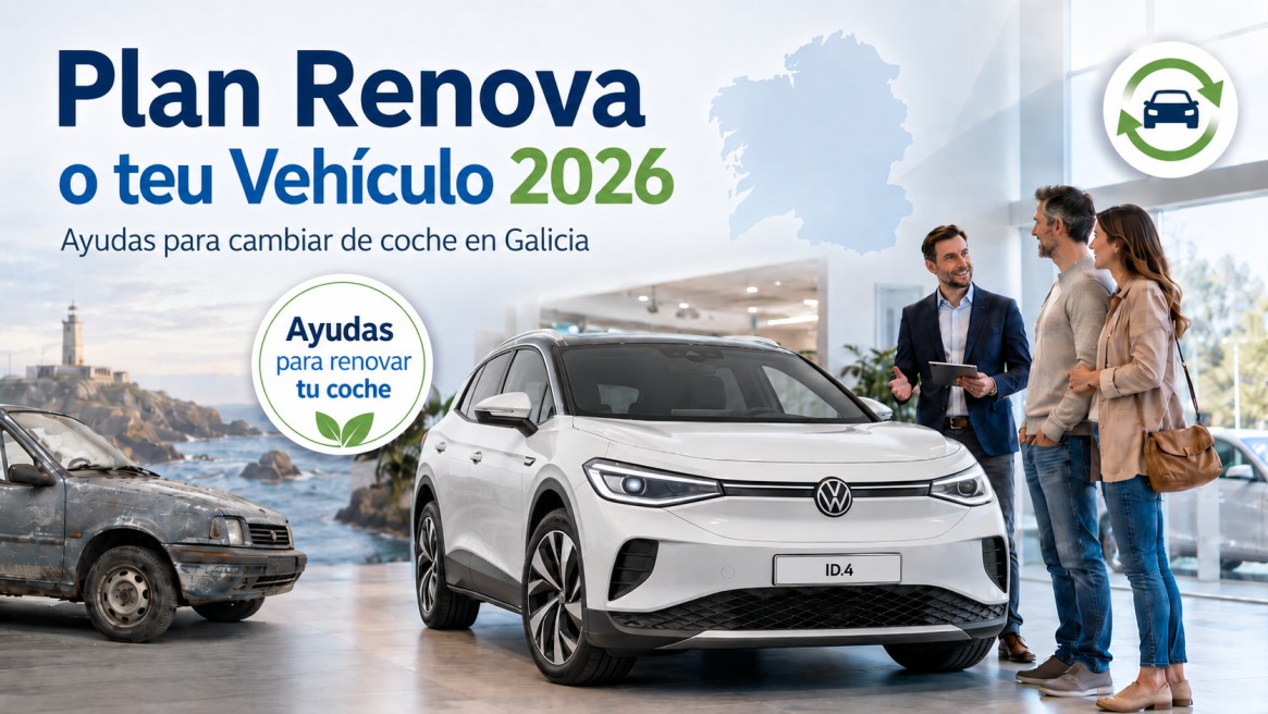 Plan Renova 2026 ayudas para cambiar coche en Galicia con Volkswagen ID.4