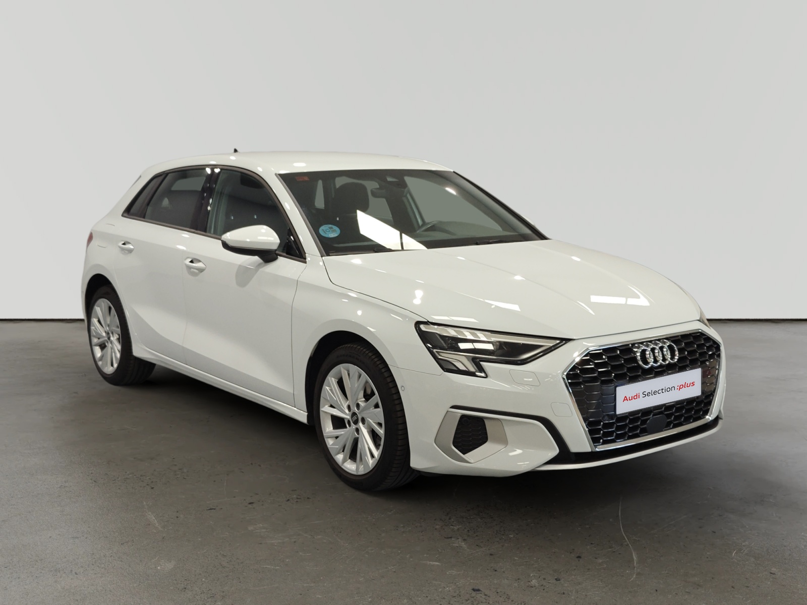 Audi A1 blanco de la gama Selection plus