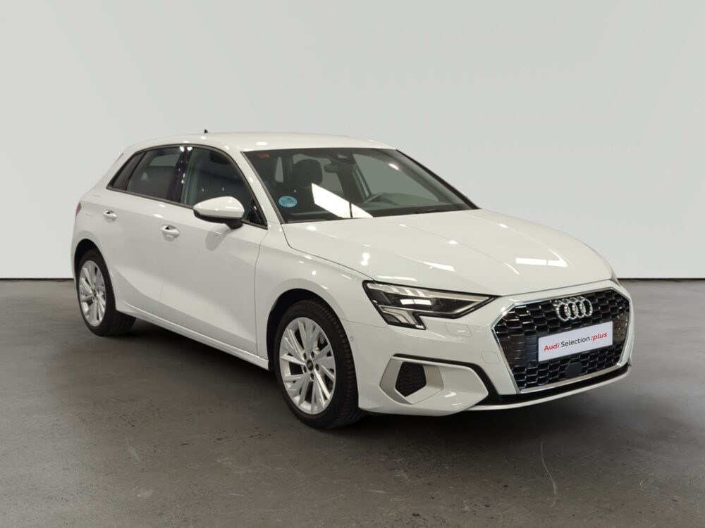 Audi A1 blanco de la línea Selection plus