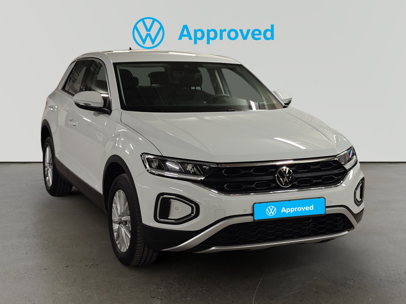 Volkswagen T-Roc blanco aprobado con distintivo Volkswagen Approved