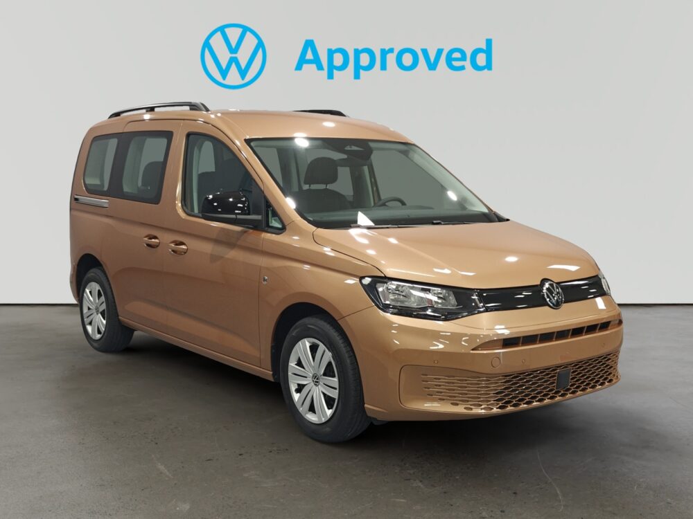 Volkswagen Caddy beige aprobado con el sello Volkswagen Approved
