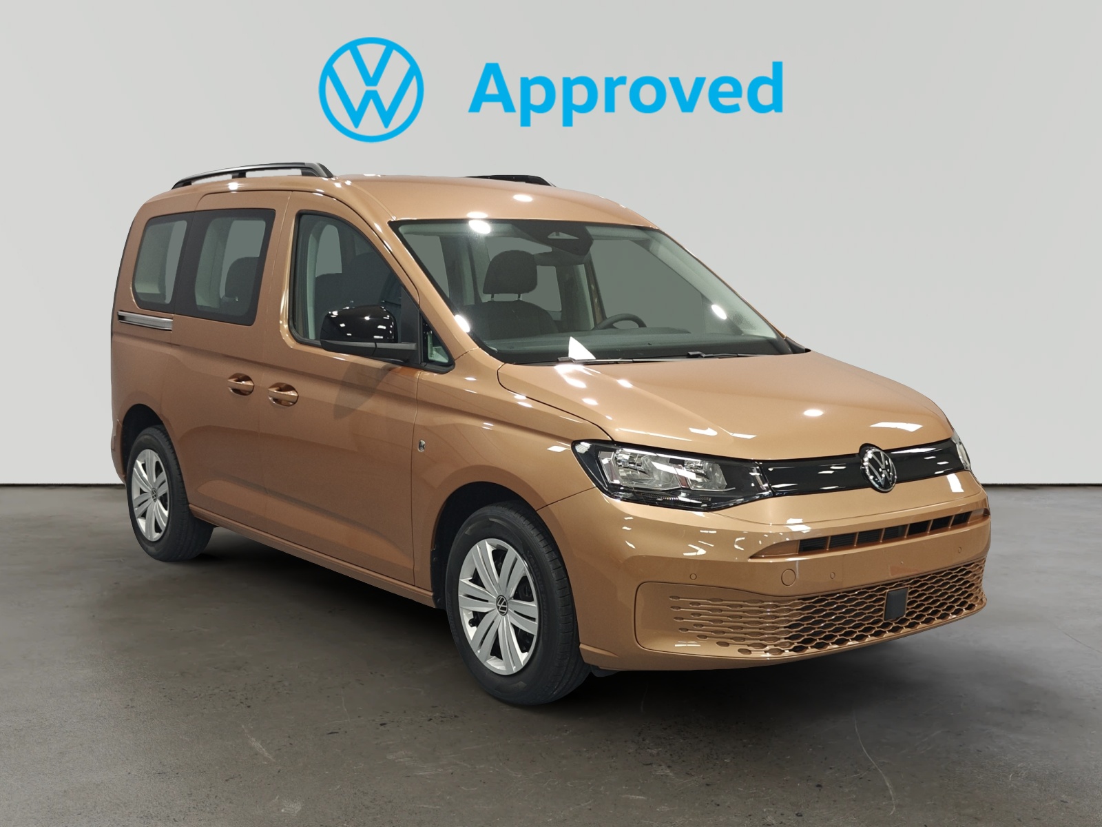 Volkswagen Caddy beige aprobado con el sello Volkswagen Approved