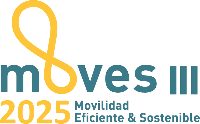 Logotipo MOVES III 2025 Movilidad Eficiente y Sostenible
