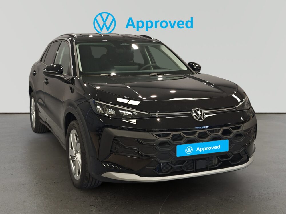 Volkswagen T-Roc negro aprobado con distintivo Volkswagen Approved