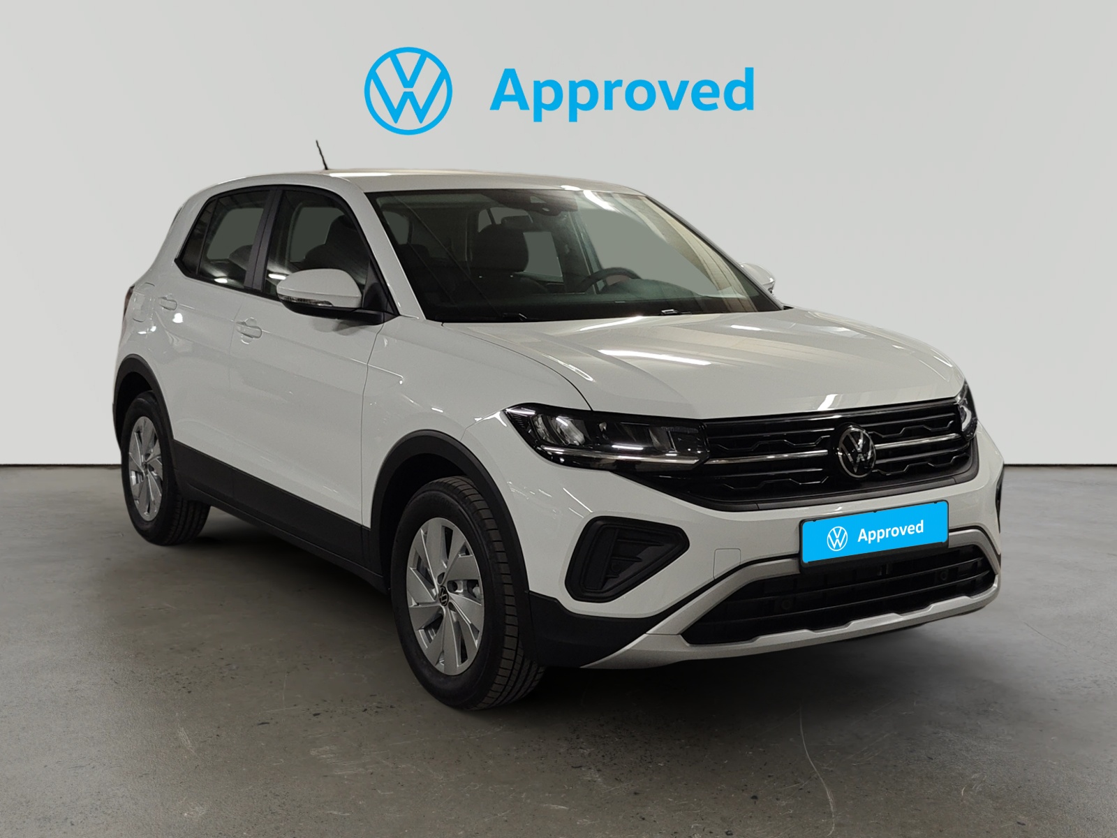 Volkswagen T-Cross blanco con sello Approved de concesionario oficial